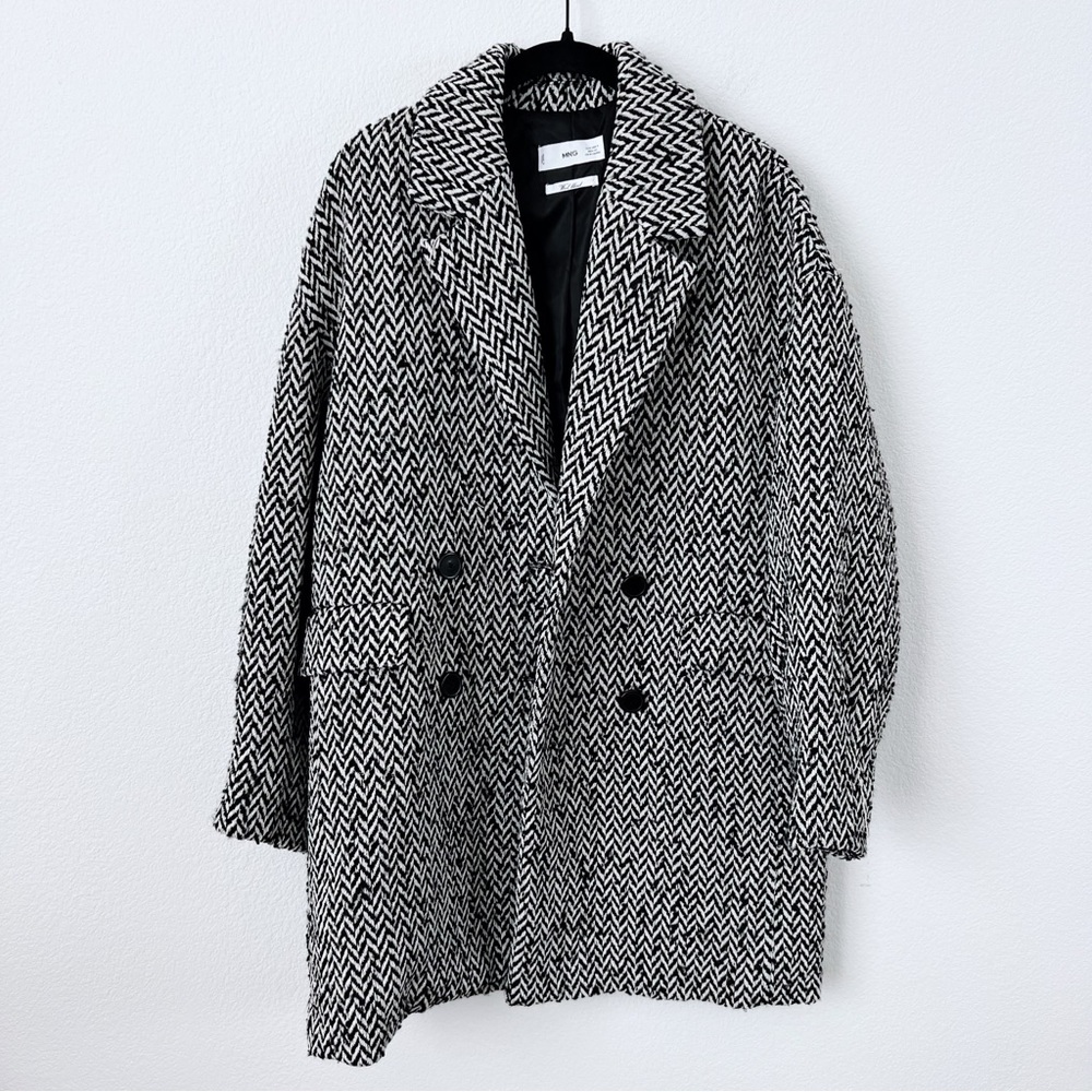 Mango Wool Blend Coat